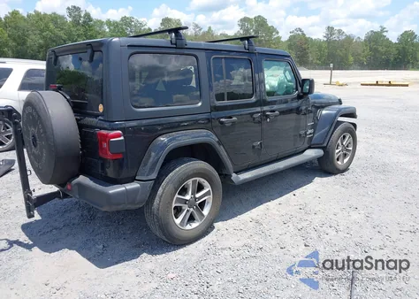 2021 Jeep Wrangler Unlimited Sahara from USA, damaged, VIN 1C4HJXEN9MW681422